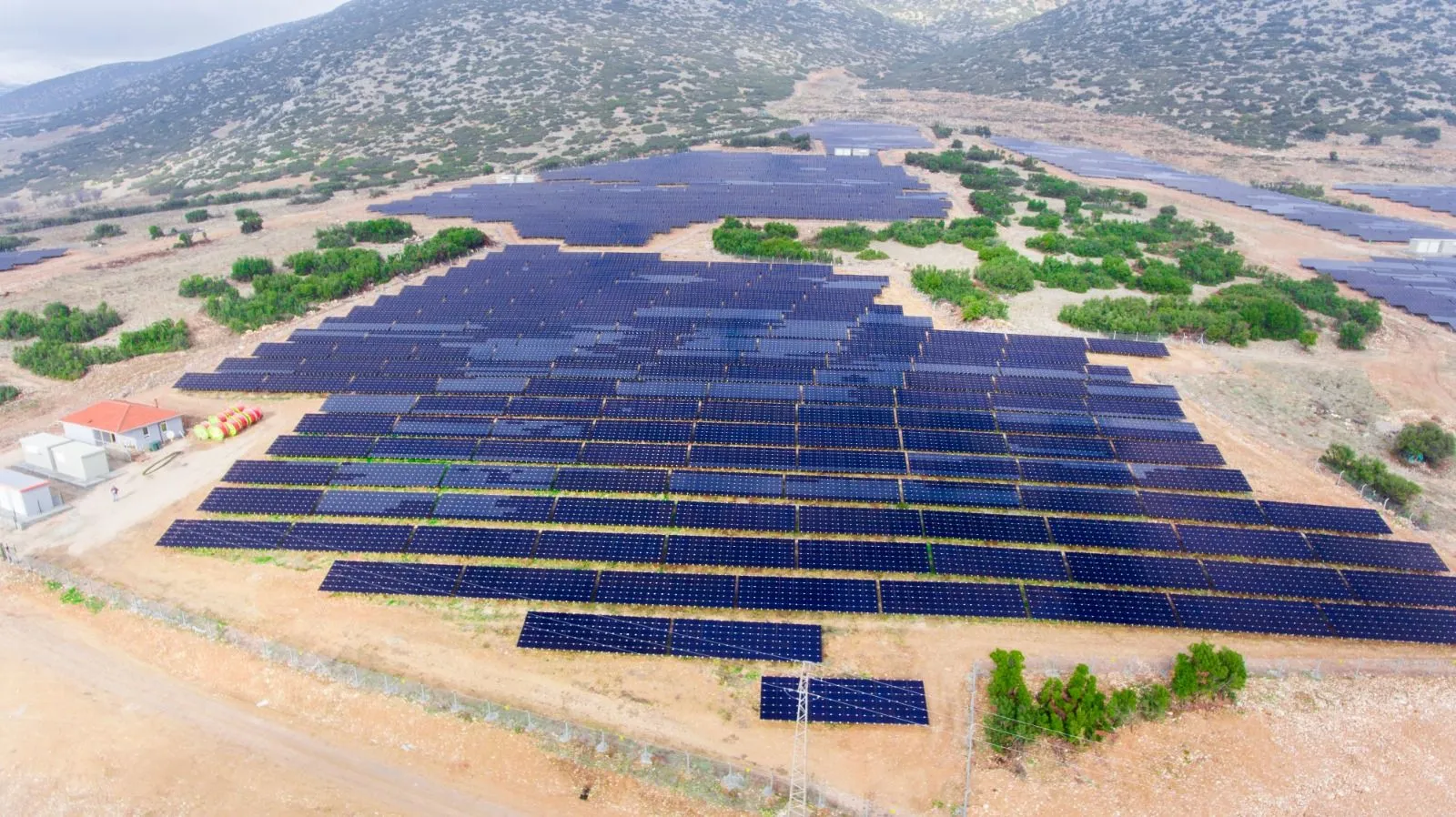 Erkam Enerji santrallerinden bir görünüm